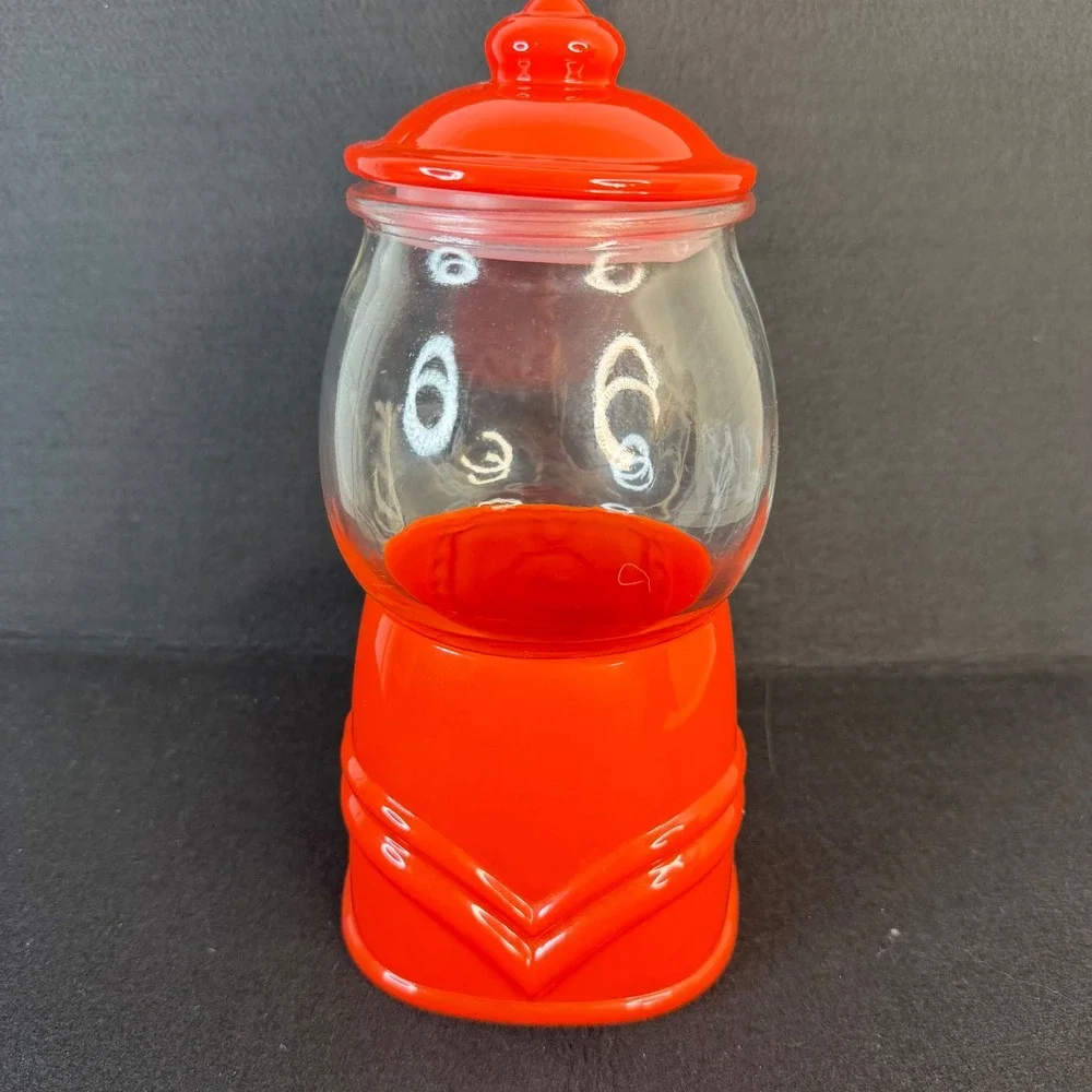 Gum Ball Machine Jar Red Candy Circus Maximalist Target Bullseye Playground